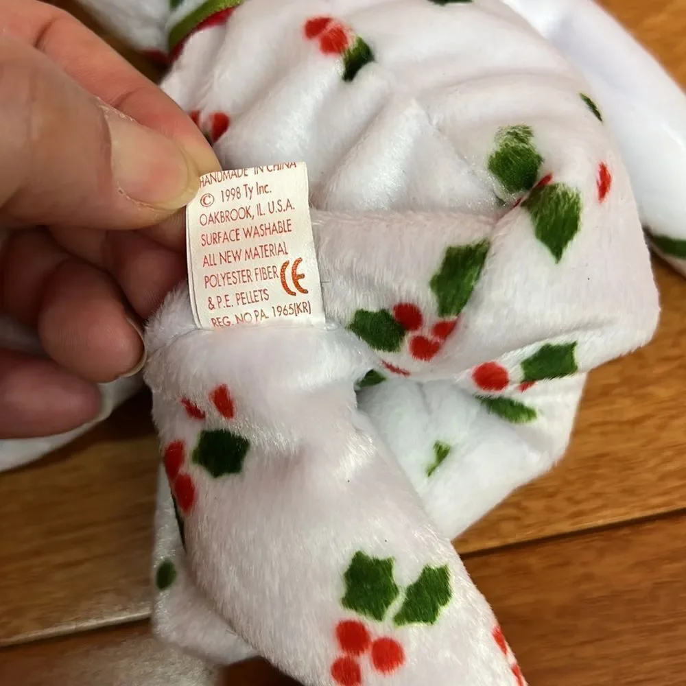 Ty Beanie Baby vintage 1998 Holiday Teddy‎